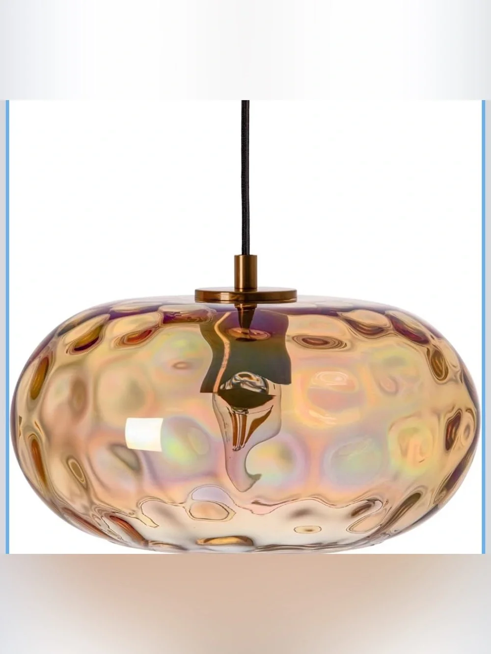 Amber Glass Pendant Lighting, 11